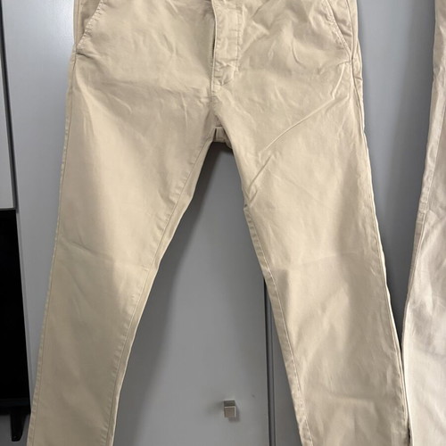 Zara men's pants beige large set of 2 like new