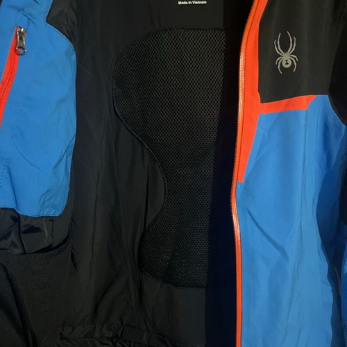 Spyder Zermatt Jacket size medium like new, blue/black