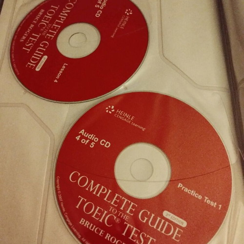 Complete Guide to the TOEIC Test like new, 3rd edition with 5 CDs