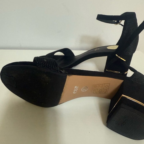 Exe women's sandals black like new, size 37