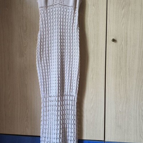 Beach dress, beige, new