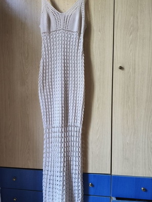 Beach dress, beige, new