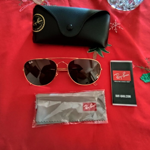 Ray Ban RB3735 sunglasses like new, gold color