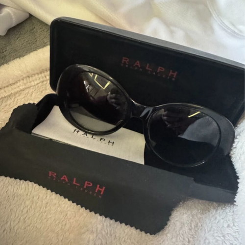 Ralph Lauren oval sunglasses, black, collectible