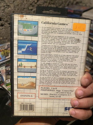 California Games Sega Master System used