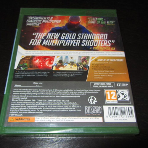 Overwatch Game of the Year Edition Xbox One Game new sealed