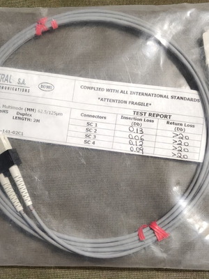 Central 2m Optical Fiber Patch Cord multimode LC to SC new