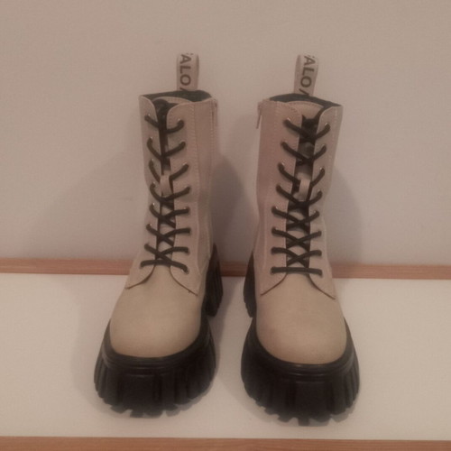 Buffalo women's ankle boots used, grey and black, size 37