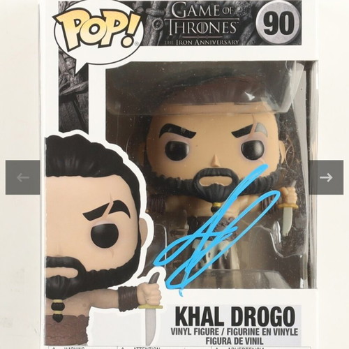 Game of Thrones Khal Drogo Funko Pop! signed by Jason Momoa