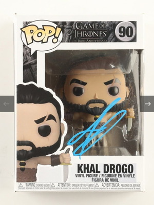 Game of Thrones Khal Drogo Funko Pop! signed by Jason Momoa