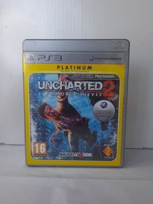 Uncharted 2 Among Thieves παιχνίδι PS3 σαν καινούργιο, ελληνική έκδοση με manual