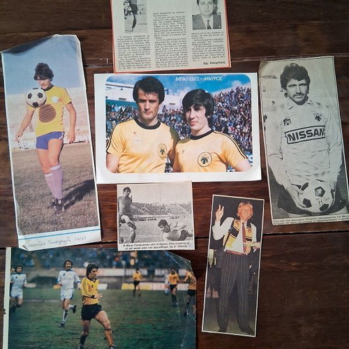 AEK clippings used, about 140, 1980s