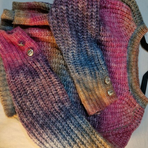 Knit Crop Top like new, multicolor, size M