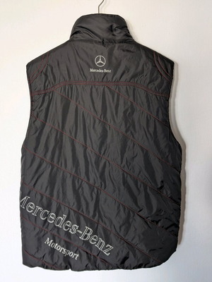 Mercedes Benz Motorsport Reversible Sleeveless Jacket size M like new