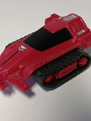 G.I. Joe μεταχειρισμένο κόκκινο όχημα με ερπύστριες παιχνίδι