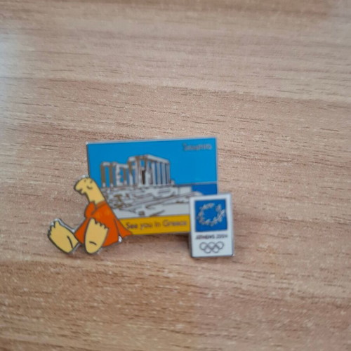 Official Athens 2004 Olympic Games collectible pin Sounio like new