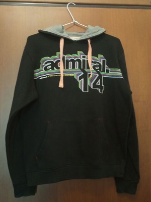 Φούτερ unisex Admiral μαύρο Large σαν καινούργιο