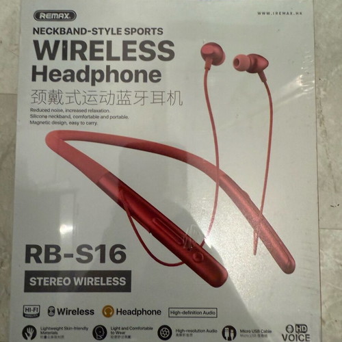 Remax RB-S16 Wireless Neckband Headphones New