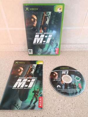 Mission Impossible Xbox Classic game used with manual