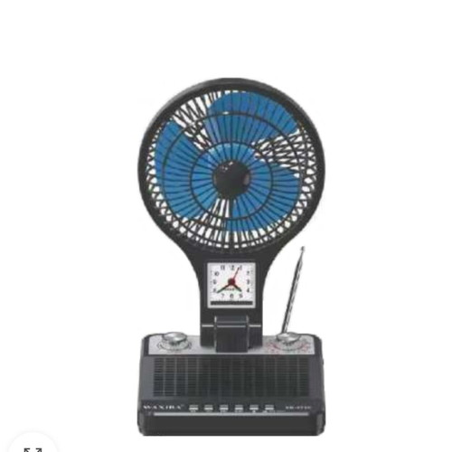 Rechargeable radio and fan 2 in 1 retro design new