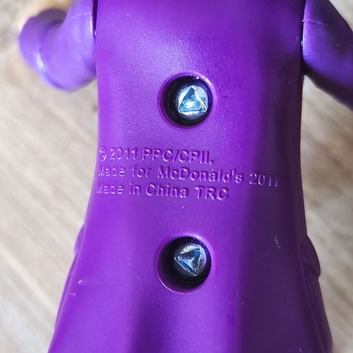 2011 Sir Francis Haddock McDonald's Happy Meal figure used, very good condition