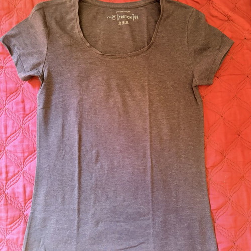 3 M cotton long-sleeve t-shirts, grey and blue
