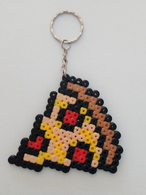 Handmade Pizza Keychain new