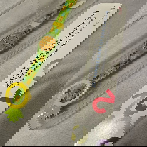 Ρολόι Swatch συλλεκτικό καινούργιο με αφαιρούμενο ανανά