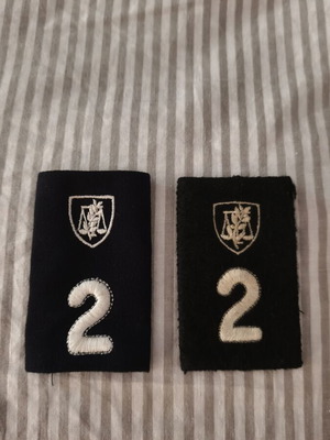 Officer School Patches used, set of 6