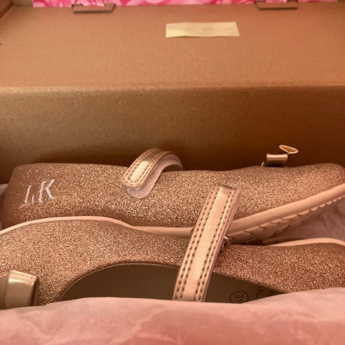 Lelli Kelly gold ballerina shoes size 31 for girls