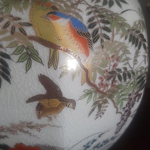 Japanese porcelain vase like new, height 32 cm