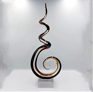 Murano Γλυπτό - Swirly Design - Το ύψος είναι 52 cm