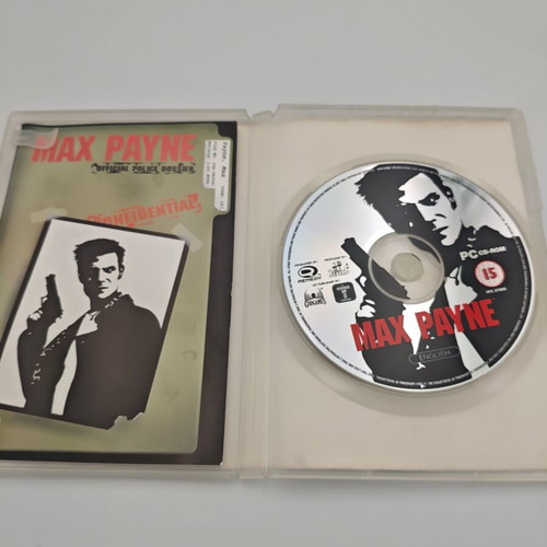 Max Payne PC game like new with manual, cover with moisture bubble