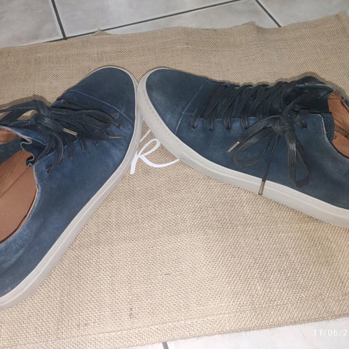 John Varvatos shoes like new, size 42.5-43, white and blue