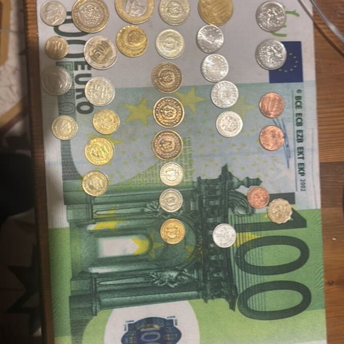 Coin set used from different countries