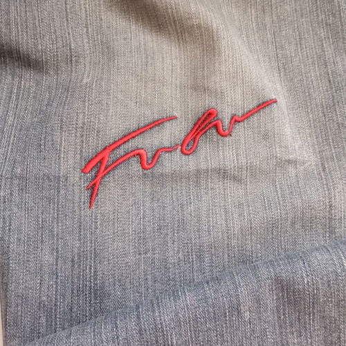 FUBU Vintage Streetwear Jeans Used, 3XL, Blue Denim, 90s Y2K Hip Hop