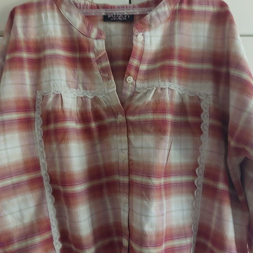 Checked shirt size M used