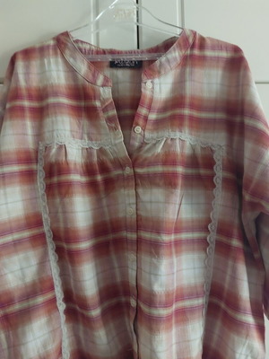 Checked shirt size M used