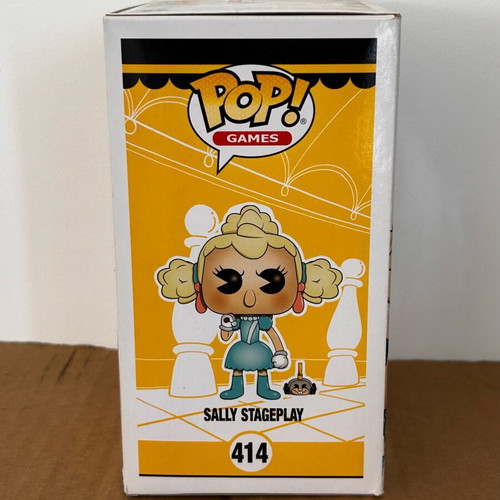Funko Pop Sally Stageplay #414 like new, Cuphead