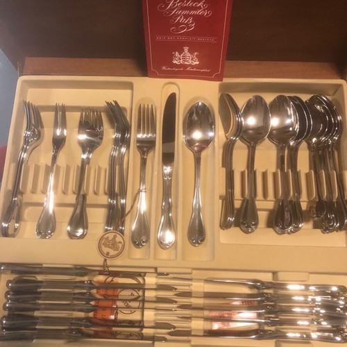 WMF cutlery set new, 86 pieces stainless steel
