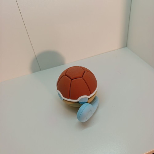 Squirtle Pokéball Clicker 3D Printed Collectible