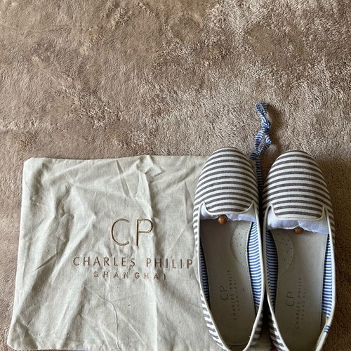 Charles Philip ballerina shoes like new, size 39, beige