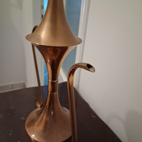 Copper decorative jug like new, height 27 cm