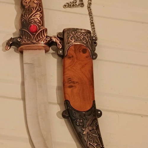 Ottoman Stiletto Replica Decorative Knife New, Stainless Steel Blade