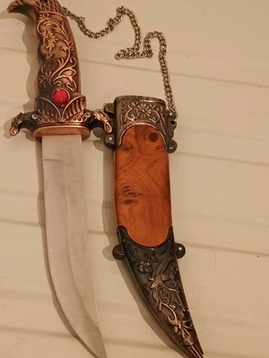 Ottoman Stiletto Replica Decorative Knife New, Stainless Steel Blade