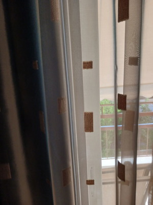 Curtain set 8m like new