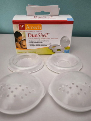 Ameda Duo Shells breast protection shells like new