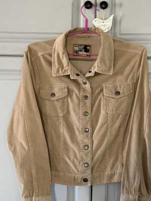 Next ladies beige corduroy jacket used, size XXL