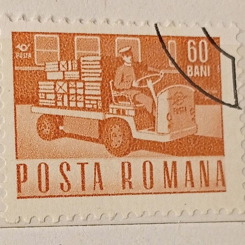 Romania stamps used, pack of 6