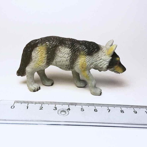 Dog plastic figure toy used